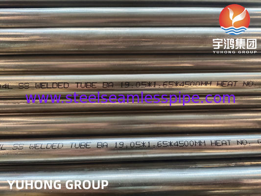 Geschweißter Schläuche ASTM A249/ASME SA249 TP304 TP304L TP316L Edelstahl