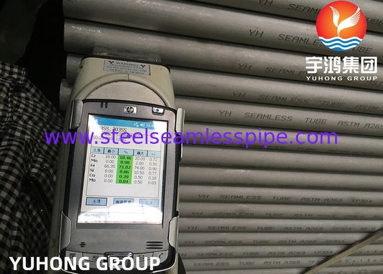 Edelstahl-nahtloses Rohr 6M, Kessel-Wärmetauscher-Rohr ASTM A269 TP304 TP304L TP316L SUS316L 1,4404