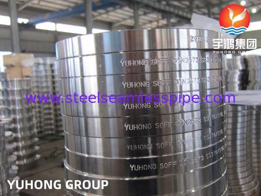 EDELSTAHL-FLANSCH, SORF, WNFF, DIN2573, A182, F304, 304L, 304H, SS316, 316L, B16.5