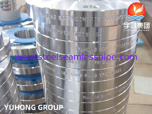 EDELSTAHL-FLANSCH, SORF, WNFF, DIN2573, A182, F304, 304L, 304H, SS316, 316L, B16.5