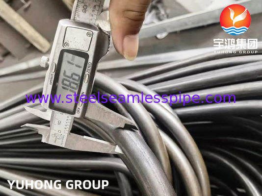 WÄRMETAUSCHER-KESSELROHR EINGELEGT / BA EDELSTAHL-NAHTLOSES ROHR / U-BOGEN