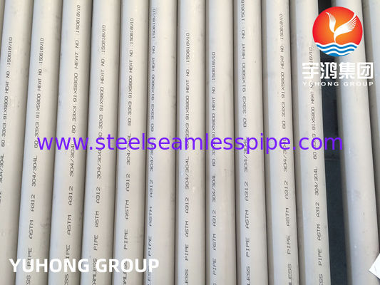 ASTM A312 TP304, TP304L Nahtlose Rohre aus Edelstahl für die chemische Industrie