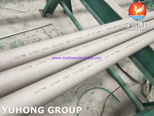 ASTM A790 S31803 Nahtloses Duplex-Edelstahlrohr Chlorid-Korrosionsbeständigkeit