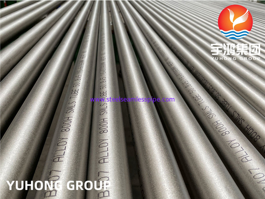 Chrom-Legierungs-nahtloses Rohr ASTM B407/ASME SB407 Nickel-Eisen-Legierungs-800H/UNS N08810