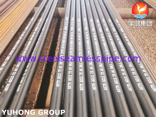ASTM A213 T5 15Mo3 Chrom-Moly-Stahl nahtloses Kesselrohr warmgefertigt