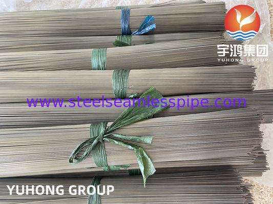 Edelstahlkapillarröhre blank geglüht ASTM A213 / ASTM A269 TP304/304L TP316/316L 19,05 X 1,65 X 6096MM