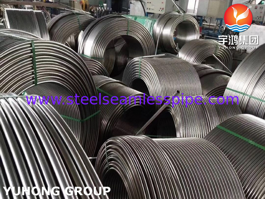ASTM A269 TP316L nahtlose Spulenröhre aus Edelstahl für Wärmetauscher