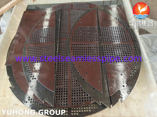 ASME SA516 GR.70N Doppelsegmentierter Baffler für den Wärmetauscher
