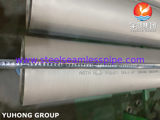 ASTM A511 TP316 316L 1.4404 Edelstahlseamless Pipe eingelegt gegrilltes ABS-Zertifizierung