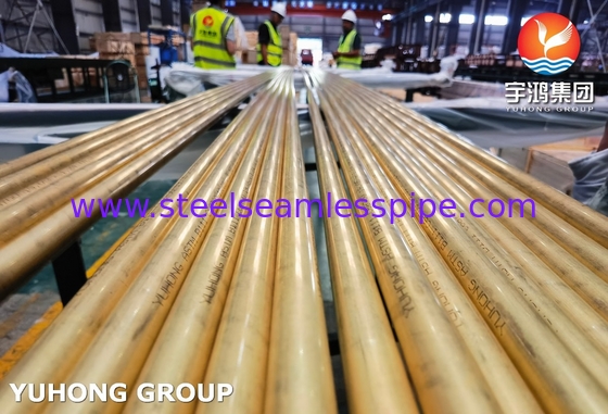 C68700 Seamless Tube aus Kupferlegierung ASTM B111 für Wärmetauscher