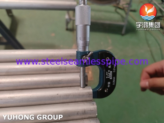 ASME SA789 / ASTM A789 S32750 Nahtlosrohr aus Duplexstahl für Wärmetauscher, chemische Anwendung