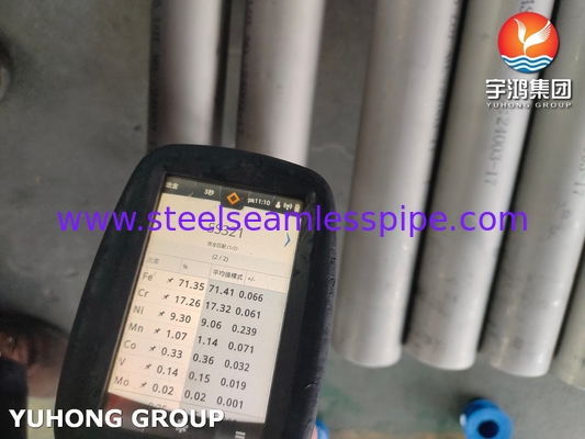 ASTM A312 TP321 Nahtlose Rohre aus Edelstahl, eingelegt und gegrillt