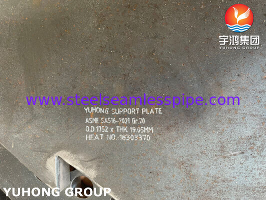 Wärmetauscher-Prallblech aus Kohlenstoffstahlplatte ASME SA516 GR.70 für Wärmetauscher