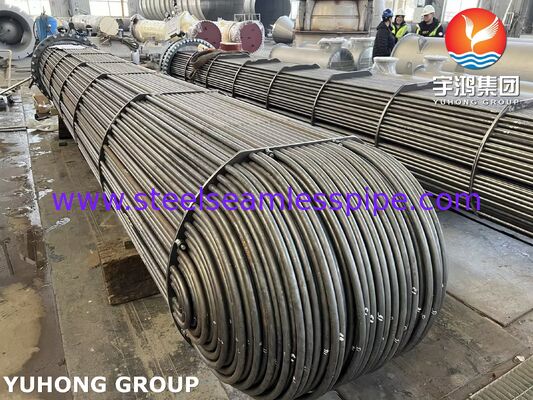 Wärmetauscherrohrbund SA350 LF2 CL1 Rohrblatt SA334 Gr.6 U-Bendrohr