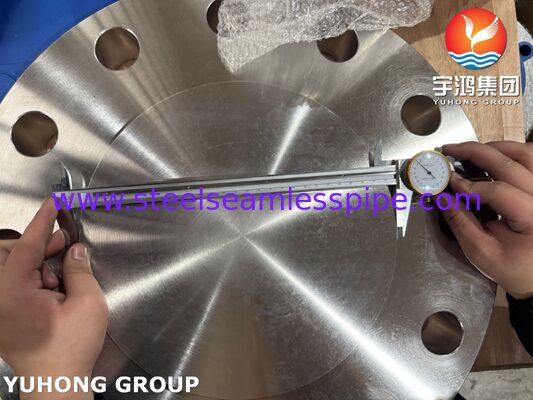 ASTM A182 F51 Blind RF Flange Duplex 2205 geschmiedet, hohe Festigkeit, korrosionsbeständig für Öl und Gas
