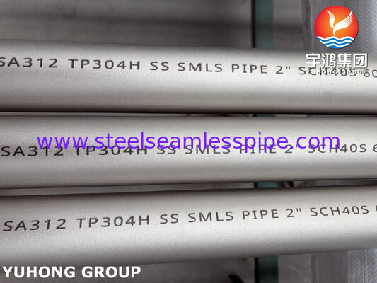 ASTM A312 TP304H 304L nahtlose Rohre aus Edelstahl für chemische und industrielle Anwendungen