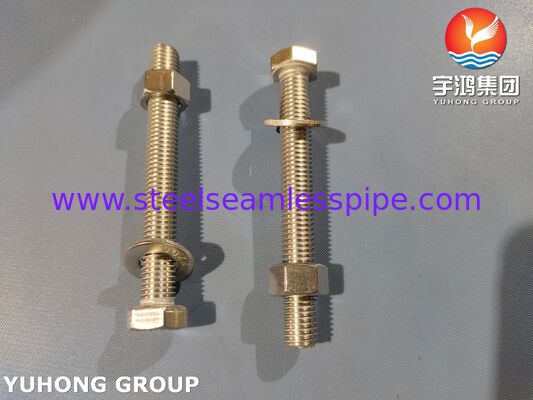 Super Duplex Schrauben ISO4017 S32205 2205 Duplex Stahl Sechskantschraube Mutter Unterlegscheibe
