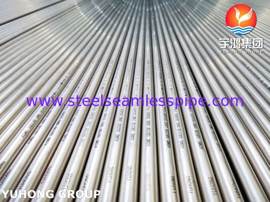 ASTM B338 Seamless Tube aus Titanium der Klasse 2 UNS R50400 für Wärmetauscher mit hellen Glühflächen