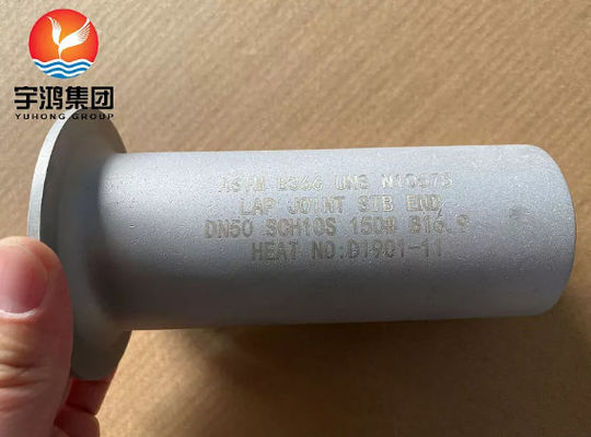 Installation ASTM B622 Hastelloy B3/UNS N10675 B16.9 Lap Joint Stub End Pipe