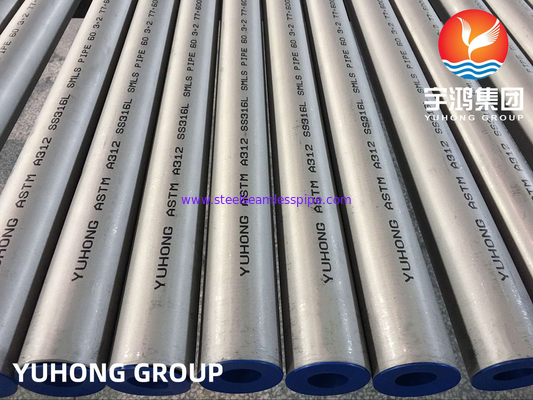 ASTM A312/ASTM nahtloses Rohr A511 (1,4404) Edelstahl-TP316/316L legte getemperte ABS Bescheinigung in Essig ein