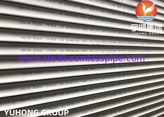 ASTM A269/ASME SA269 TP304 kaltgewalzt instrumentieren helles getempertes Rohr