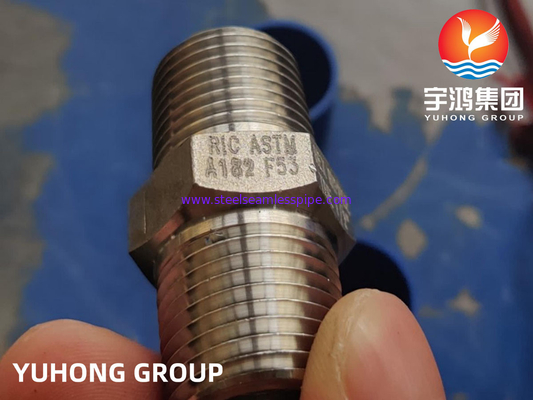 ASTM TBE NIPPEL HEXE F53 A182 1/2“ SUPERduplex-GESCHMIEDETE STAHLINSTALLATIONEN 3000# NPT B16.11
