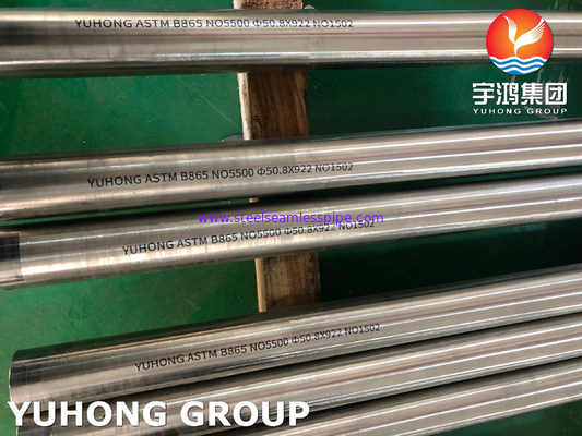 Nickel-Legierungs-Rohr K500 UNS N04400/UNS N05500 SB865 SB164 Monel Legierungs-400 alterte
