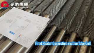 ASTM A312 TP347 Spiralgezahntes HFW-Rippenrohr aus Edelstahl für befeuerte Heizanwendungen