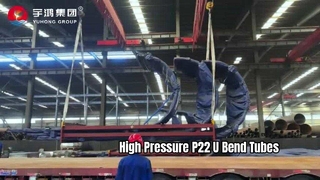YUHONG GROUP Verpackung und Versand von ASTM A335 P22 U-Bend-Rohren für Hochdruckanwendungen
